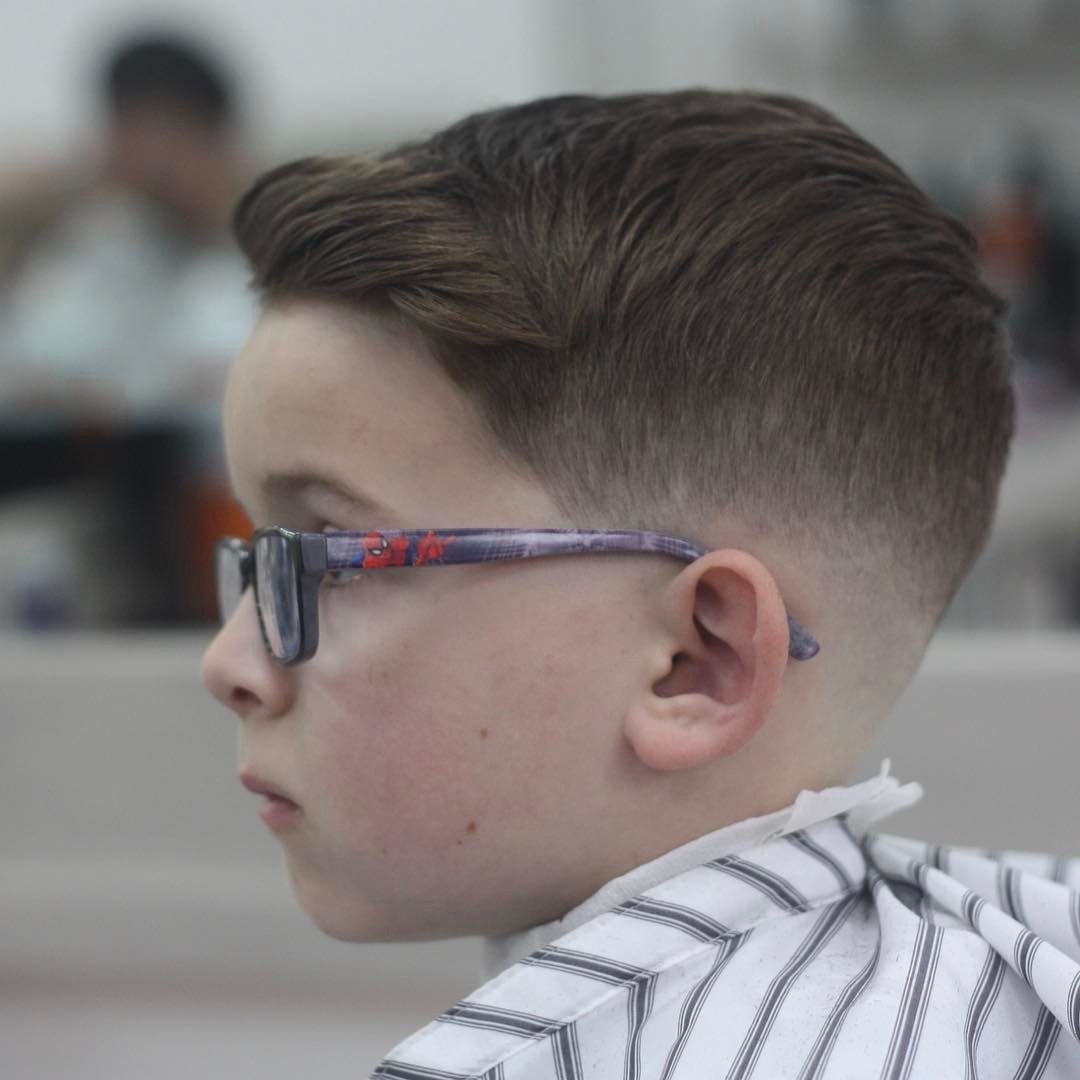 Short fade haircut for toddler boys